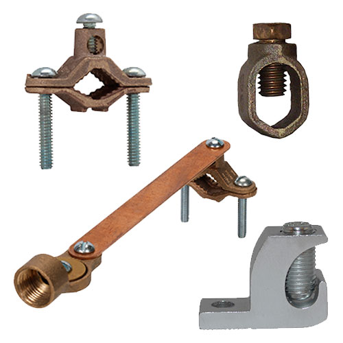 Service Entrance Grounding Clamps, Grounding Lugs, and Bonding Bridges