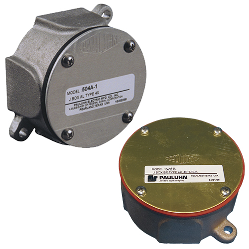 Pauluhn 500 Series Round Marine Junction Boxes