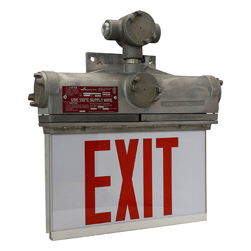 EXL Explosionproof Factory Sealed Exit Sign