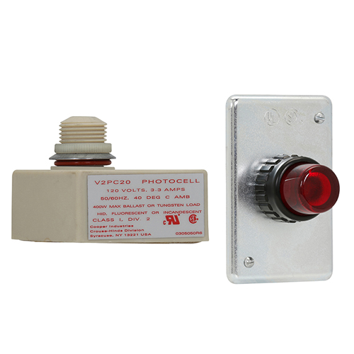 Photocells for Champ HID and Fluorescent Hazardous Area Light Fixtures